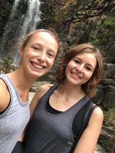Phoebe and I at Morialta Falls