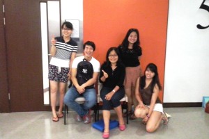 The class with Han Laoshi