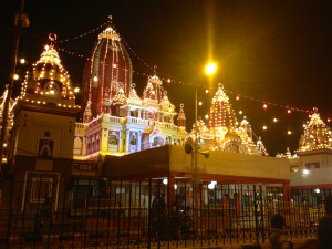 Birla Mantir on Janmashtami, Delhi.