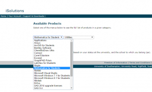 Southampton provides students with a range of sharewares, which also includes Windows 7.1/8.1 upgrades.