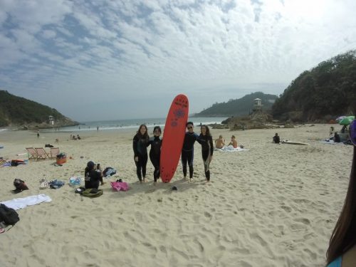 Surfing at Big Wave Bay